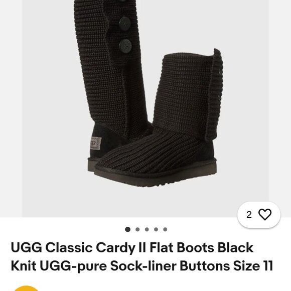 Ugg classic cardi II knit boots - Picture 8 of 8